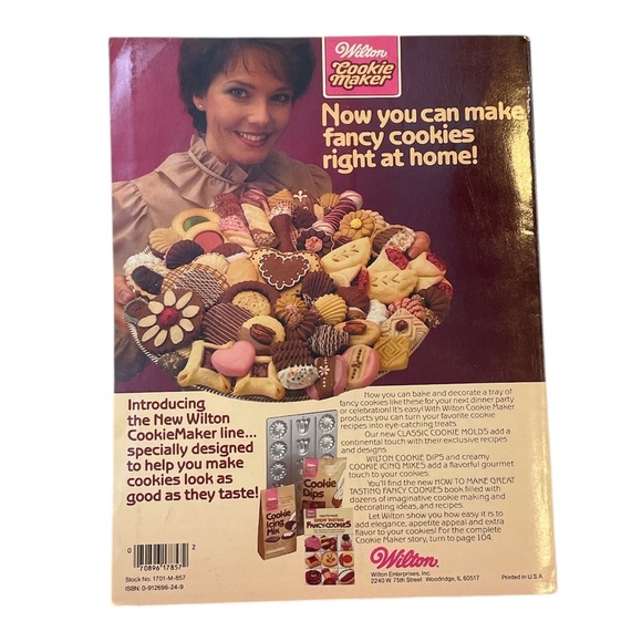 Vtg 80s Wilton Cake Decorating Set 1985 Yearbook Catalog Cherubs Columns Wedding - Picture 16 of 16